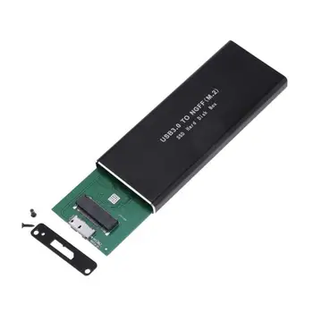 Новый M.2 NGFF к USB 3.0 SSD SATA HDD Внешний корпус Жесткий диск Адаптер Алюминиевая Коробка Корпус SSD