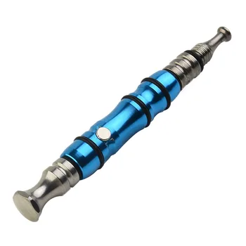 Инструмент для ремонта автомобильных вмятин 1шт с магнитом Синяя ручка для выравнивания из титанового сплава Резьба M8 Универсальный инструмент для ремонта кузова автомобиля из нержавеющей стали