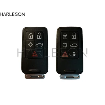 5/6 Кнопок Smart Car Remote Key Shell Для Volvo S60L/XC60/S80L/V60/V40 Брелок Для Автомобильных Ключей Замена Крышки Корпуса